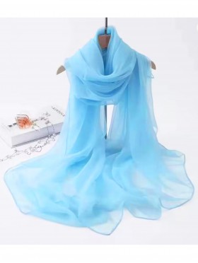 Chiffon Solid Color Fashion Scarf
